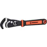 Cl&eacute; bimat&eacute;riau auto-ajustable pour tuyau, Cap des m&acirc;choires 1-1/2", Longueur 12", Fini Oxyde noir, Prise Coussin&eacute;e Southpoint Industrial Supply