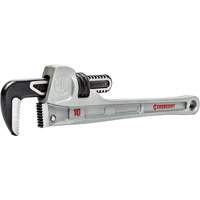 Slim Jaw Pipe Wrench, 1-9/10" Jaw Capacity, 10" Long, Powder Coated Finish, None Handle Southpoint Industrial Supply