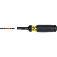 15-in-1 Ratcheting Impact-Rated Multi-Bit Torsion Zone Screwdriver, 9-1/2" L, Cushion Grip Handle Southpoint Industrial Supply