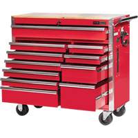 PRC4211 Pro Series Roller Cabinet, 11 Drawers, 42" W x 18" D x Red Southpoint Industrial Supply