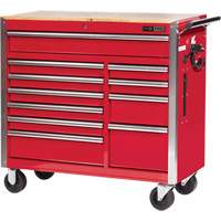 PRC4211 Pro Series Roller Cabinet, 11 Drawers, 42" W x 18" D x Red Southpoint Industrial Supply