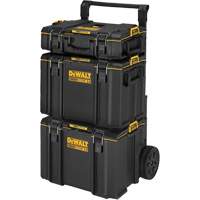 TOUGHSYSTEM&reg; 2.0 Rolling Tower, 24" x 20-2/5" x 34-1/2", Black/Yellow Southpoint Industrial Supply