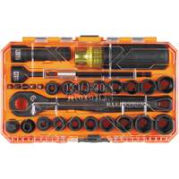 KNECT Essential Pass Through Impact Socket Set, 28 Pcs, Impact, 3/8" Drive Size Southpoint Industrial Supply
