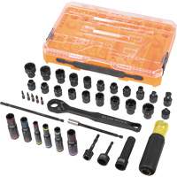 KNECT Complete Impact Pass Through & Flip Socket Set, 39 Pcs, Impact Southpoint Industrial Supply