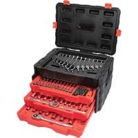 1/4", 3/8" & 1/2" Mechanics Hand Tool Set with 3-Drawer Storage Case Southpoint Industrial Supply