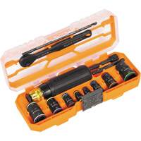 Flip-16 KNECT Ratcheting Impact Flip Socket Screwdriver Set, 13 Pcs Southpoint Industrial Supply