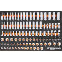 MEGAMOD Metric Mechanics Tool Set in Modular Foam Trays with Rolling Cabinet, 358 Pieces Southpoint Industrial Supply