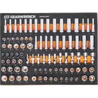 MEGAMOD Metric Mechanics Tool Set in Modular Foam Trays with Rolling Cabinet, 358 Pieces Southpoint Industrial Supply