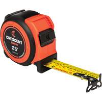 Ruban &agrave; mesurer d'ing&eacute;nieur CONTROLTOUCH, 1-3/16" x 25', Marques de goujon SAE Southpoint Industrial Supply