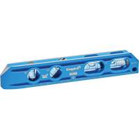 TRUE BLUE&reg; Die Cast Torpedo Level, 8" L, Aluminum, 4 Vials, Magnetic Southpoint Industrial Supply