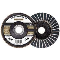POWERBLEND NF Flap Disc, 5" x 7/8", Type 29, Z60 Grit, Zirconia Alumina Southpoint Industrial Supply