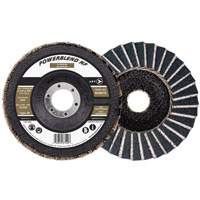 POWERBLEND NF Flap Disc, 4-1/2" x 7/8", Type 29, Z60 Grit, Zirconia Alumina Southpoint Industrial Supply