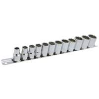 SS3812M-12 12-Point Metric Socket Set, 12 Pcs, 3/8" Drive Size Southpoint Industrial Supply