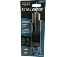 25mm Retractable Knife, Stainless Steel, Heavy-Duty, Rubber Handle Southpoint Industrial Supply