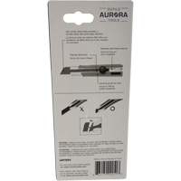 25mm Retractable Knife, Stainless Steel, Heavy-Duty, Rubber Handle Southpoint Industrial Supply