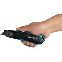 Retractable Safety Knife , Stainless Steel, Heavy-Duty, Plastic/Aluminum Handle Southpoint Industrial Supply