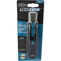 Standard-Duty Retractable Safety Knife, Stainless Steel, Rubber Handle Southpoint Industrial Supply