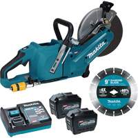 40Vmax XGT Brushless Power Cutter with 8.0Ah Batteries Kit, 9", 40 V Southpoint Industrial Supply