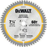 Tungsten Carbide-Tipped Steel Circular Saw Blade, 7-1/4", 60 Teeth, Non-Ferrous Use Southpoint Industrial Supply