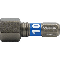 Impactech&reg; Insert Bit, Hex, 10 mm, 1/4" Drive Southpoint Industrial Supply