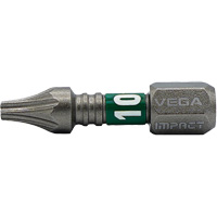 Impactech&reg; Insert Bit, Torx&reg; Tamper, T-10, 1/4" Drive Southpoint Industrial Supply