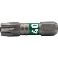 Impactech&reg; Insert Bit, Torx&reg; Tamper, T-40, 1/4" Drive Southpoint Industrial Supply