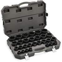 6 Point SAE Socket Set, 29 Pcs, Impact, 3/4" Drive Size Southpoint Industrial Supply
