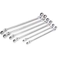 90-Tooth 12 Point Metric GearBox Double Ratcheting Wrench Set, Flex Head, 6 Pieces, Metric Southpoint Industrial Supply