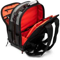 Tradesman Backpack, 18" L x 10" W, Black/Grey/Orange, Polyester Southpoint Industrial Supply