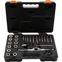 SAE Ratcheting Tap & Die Set, 27 Pieces Southpoint Industrial Supply