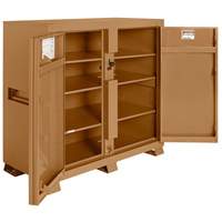 Model 139 Jobsite Cabinet with Padlock, Steel, 59.4 Cubic Feet, Tan Southpoint Industrial Supply