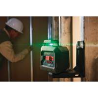 Laser &agrave; lignes crois&eacute;es 360° auto-nivelant &agrave; faisceau vert Southpoint Industrial Supply