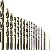 Drill Bit Set, 21 Pieces, Cobalt Southpoint Industrial Supply