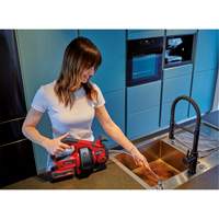 TE-DA 18/760 Li 18V Cordless Drain Auger (Tool Only), Powered, 25' Cable Length, 1/4" Cable Diameter Southpoint Industrial Supply