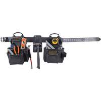 Phantom Collection 4-Piece Heavy-Duty Combo Apron, Leather, Black Southpoint Industrial Supply