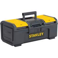 Toolbox, 16" W x Black/Yellow Southpoint Industrial Supply