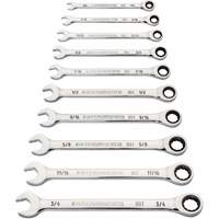 Jeu de cl&eacute;s &agrave; 12 pans et 90 dents, Combinaison &agrave; cliquet, 10 morceaux, Imp&eacute;rial Southpoint Industrial Supply