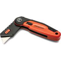 Couteau utilitaire pliant, 1" lame, lame en Acier, poign&eacute;e en Aluminium Southpoint Industrial Supply