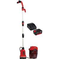 Pompe &agrave; eau propre pour baril de pluie sans fil avec batterie 4 Ah et ensemble de d&eacute;part de chargeur, 18 V, 792,5 gal./min Southpoint Industrial Supply