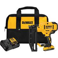 Ensemble de cloueuse droite sans fil pour la finition de cal 16 XR, 20 V, Lithium-ion Southpoint Industrial Supply