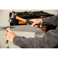 Marteau &agrave; panne ronde, Poids de la t&ecirc;te 32 oz, Face Ordinaire/Poli, Prise Fibre de verre Southpoint Industrial Supply