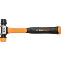 Soft Face Hammer, 16 oz. Head Weight, Plain Face, Solid Steel Handle, 12-1/4" L Southpoint Industrial Supply