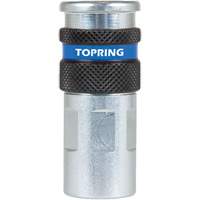 Raccord industriel rapide QUIKSILVER 2, Acier zingu&eacute;, 1/4", NPT femelle, 362 PSI Southpoint Industrial Supply