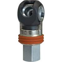 Raccord industriel rapide basculant TOPQUIK SC, Acier nickel&eacute;, 3/8", NPT femelle, 360 PSI Southpoint Industrial Supply