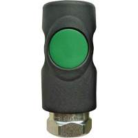 Raccord rapide TOPQUIK S1 Ultraflo 7,8 mm, Composite en polyester/Acier inoxydable, 1/4", NPT femelle, 174 PSI Southpoint Industrial Supply