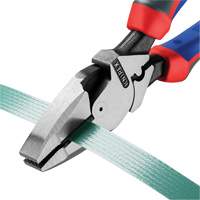 Pince pour monteurs de lignes &agrave; levier d&eacute;multipli&eacute;, type Nouvelle-Angleterre avec tire-fil, sertisseur et poign&eacute;e KNIPEXTEND Southpoint Industrial Supply