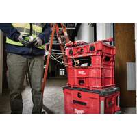 PACKOUT Wire Pulling XL Crate, 15-3/4" x 18-5/8" x 15", Black/Red Southpoint Industrial Supply