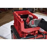 PACKOUT Compact Crate, 15-1/2" x 9-1/2" x 8-3/4", Black/Red Southpoint Industrial Supply