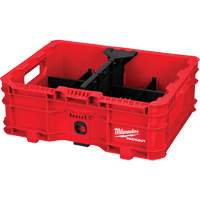 PACKOUT Low-Profile Crate, 15" x 18-5/8" x 6-5/8", Black/Red Southpoint Industrial Supply