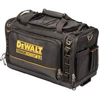 ToughSystem&reg; 2.0 Dirt Repellent Jobsite Tool Bag, 1680 Denier, 50 Pockets, Black/Yellow Southpoint Industrial Supply